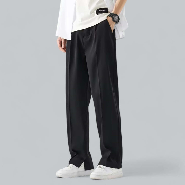 Men's timeless straight leg trousers, perfect for sharp, modern style and versatile wear.