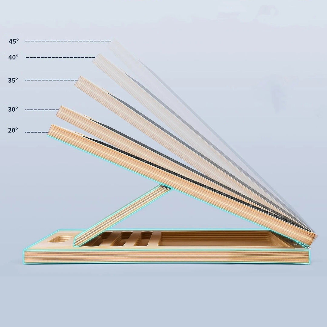 Adjustable calf stretcher board for plantar fasciitis, shin splints & foot pain relief. Rehabilitation stretching aid.