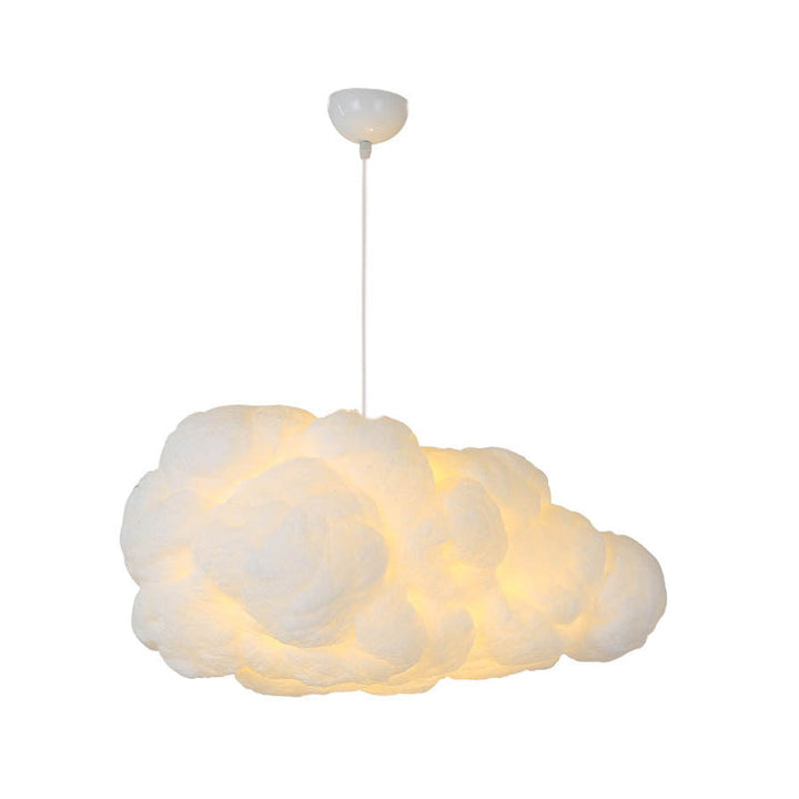 Elegant white double shade ceiling lamp, modern pendant light for stylish home decor.