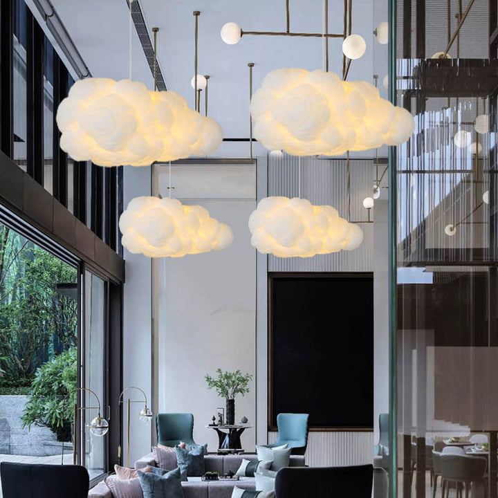 Contemporary double shade ceiling lamp, beautiful white pendant for bedroom, living, or dining room.