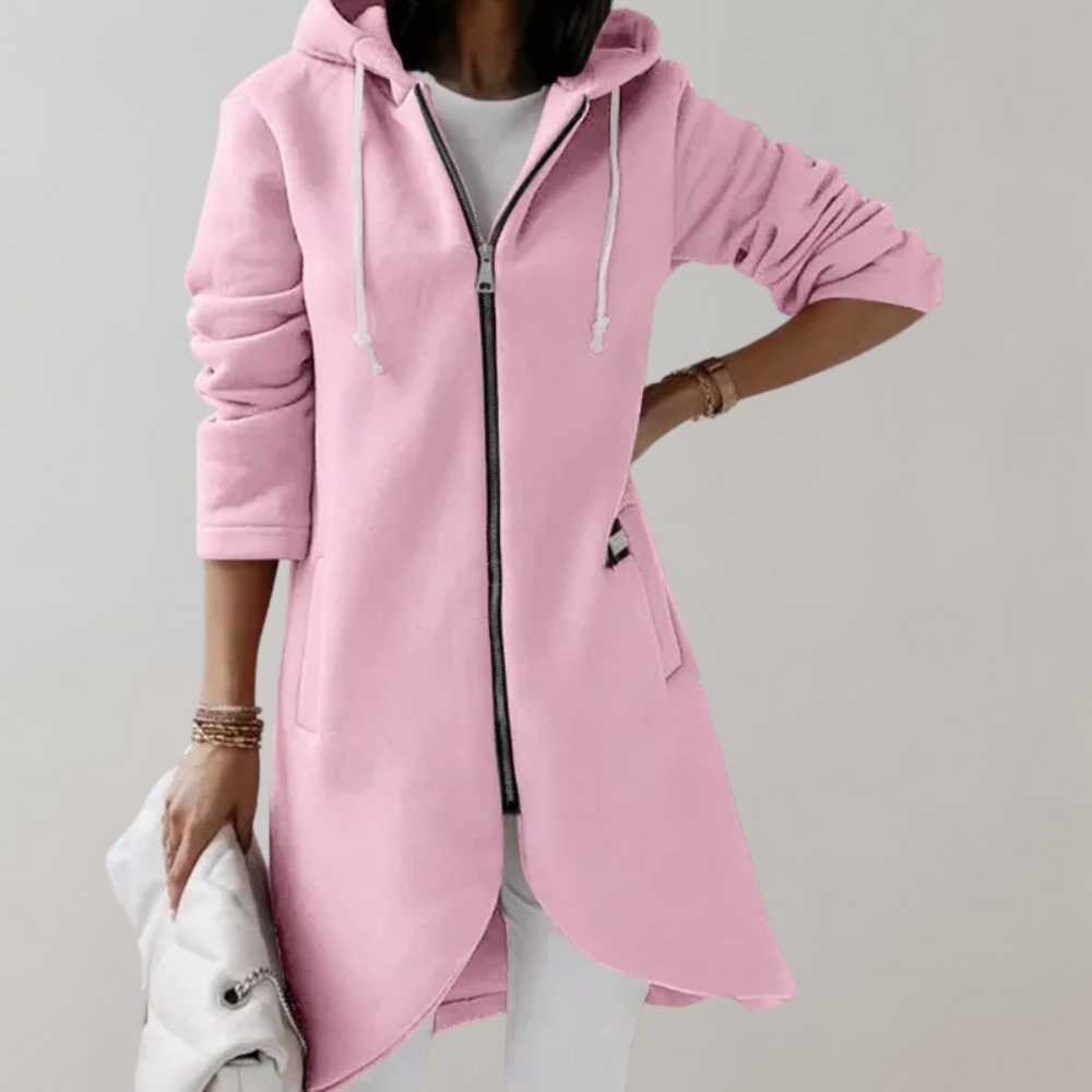 Elegant women's Elara cardigan. Comfortable knit sweater, perfect layering piece for stylish outerwear & versatile fashion.
