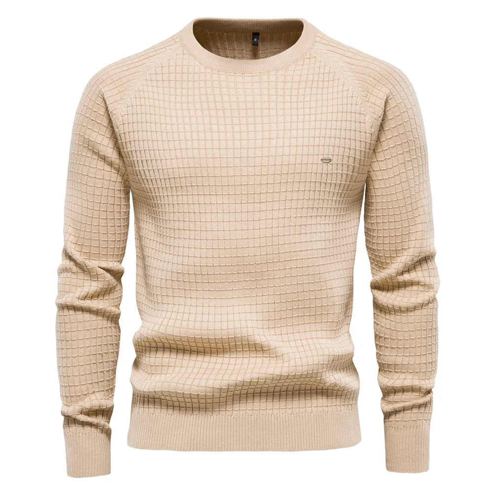 Men's stylish Felix pullover sweater. Comfortable long sleeve design for smart casual & versatile everyday wear.