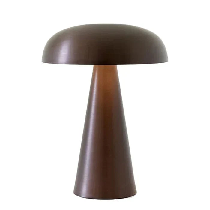 Stylish ShroomLite home decor lamp, a wireless LED light for modern living spaces.