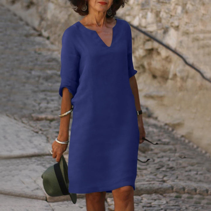 Elegant women's party dress, Sofia, ideal for summer evenings & special events.