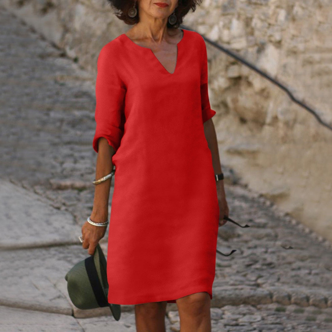Women's elegant Sofia summer dress, perfect for stylish warm-weather occasions.