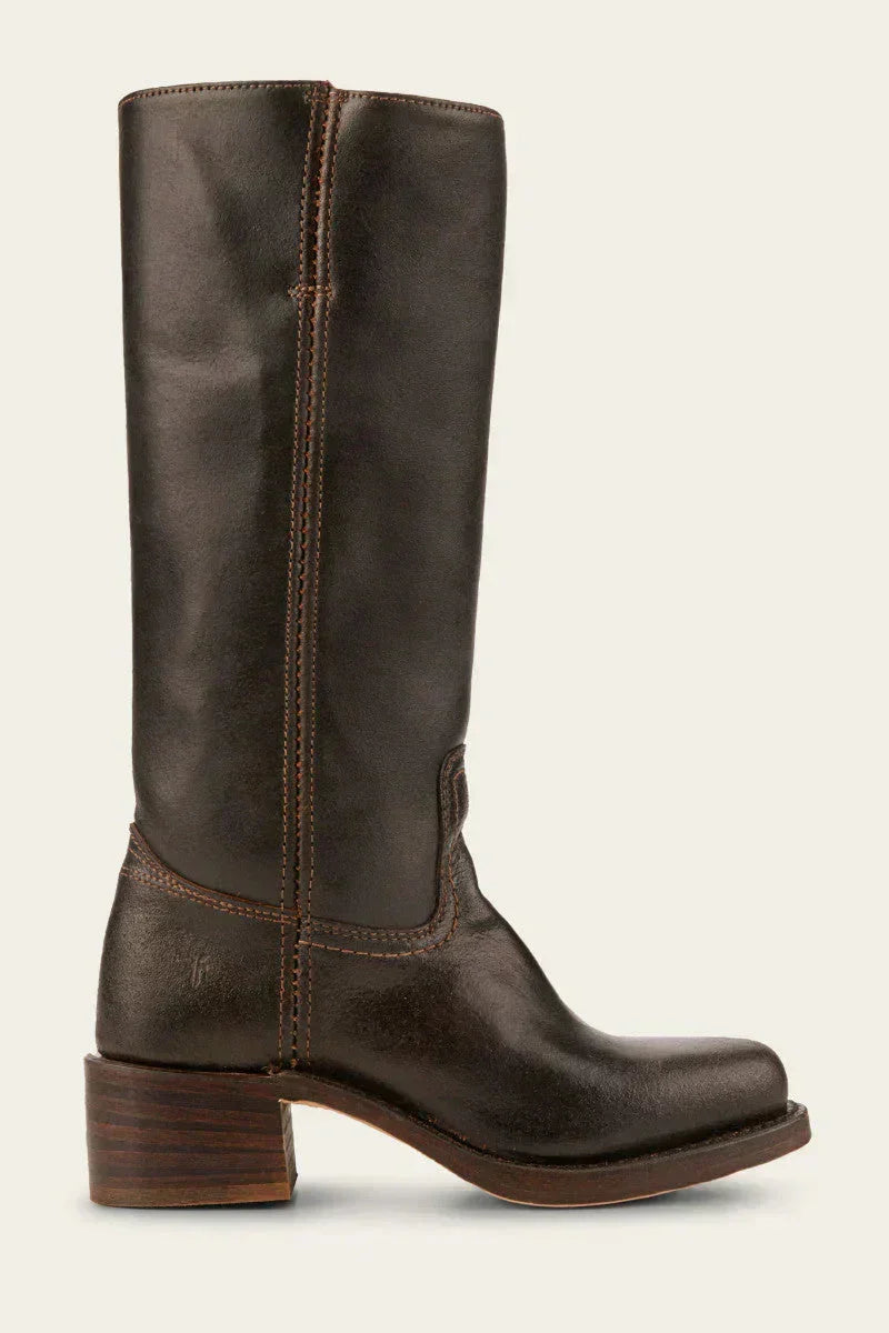 Front view of elegant women's ankle boots, modern design suitable for work or casual outfits.