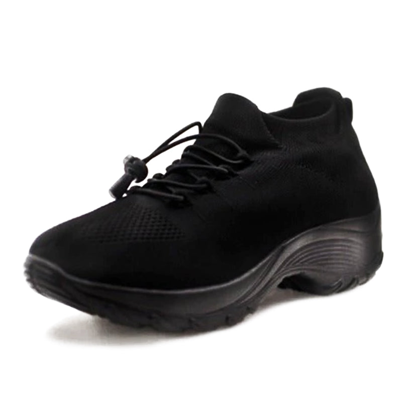 Lightweight women's shoes with supportive footwear features.