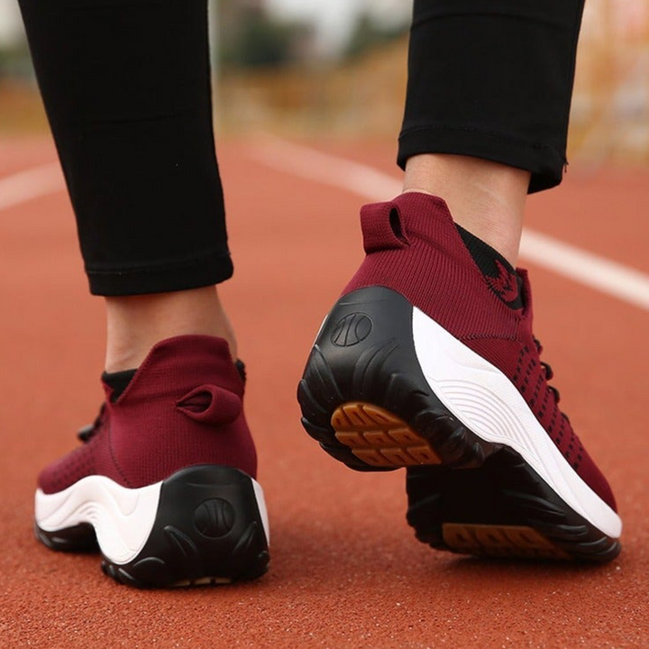 Lightweight and breathable women's comfort shoes for summer.