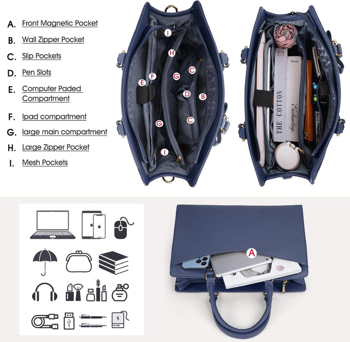 Smart tech bag for women, combining fashion and water resistance