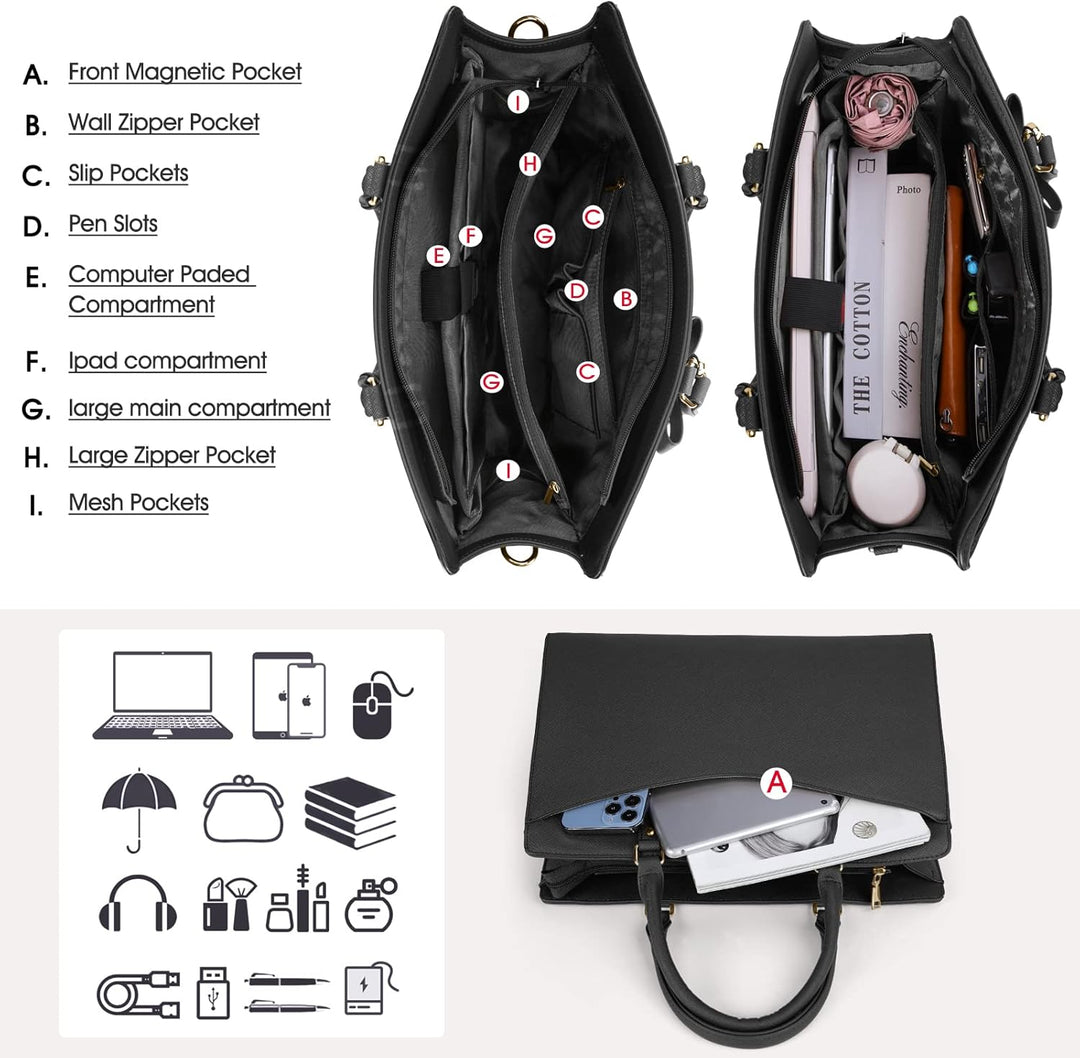 Durable waterproof tote bag, perfect for women who travel or commute