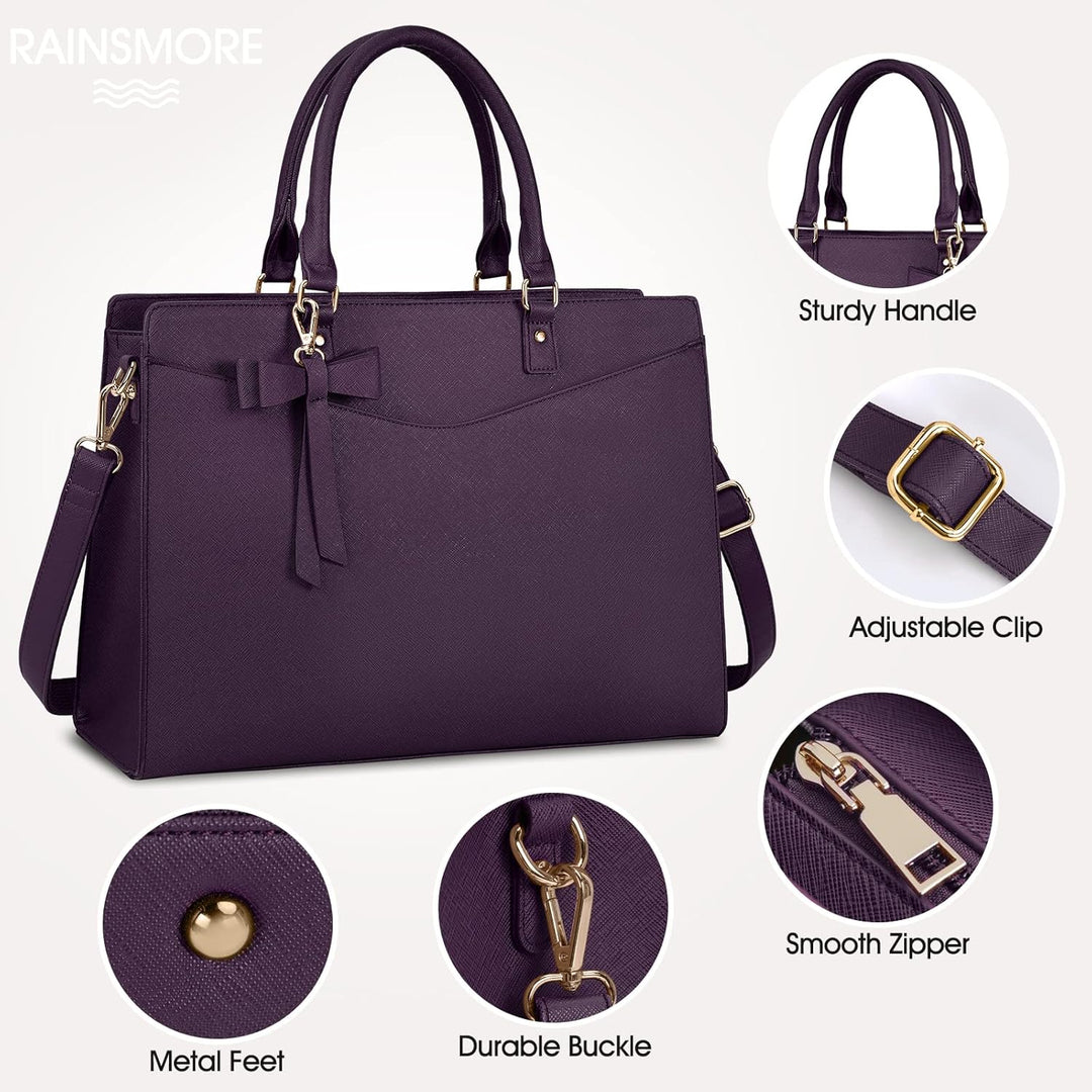 Professional women's tote, blending sophisticated design with practicality