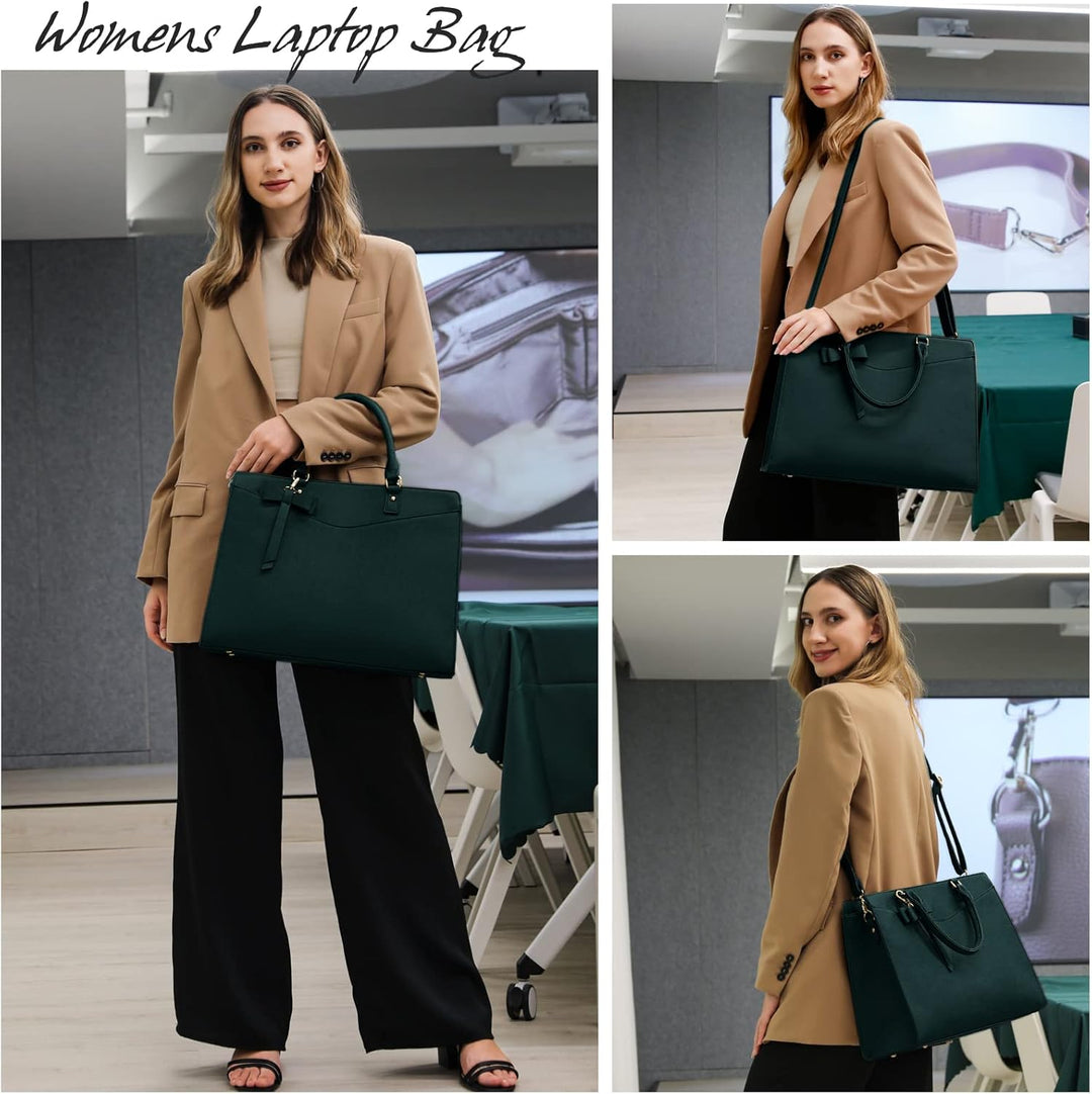 Sleek, waterproof laptop tote, perfect for the modern professional woman