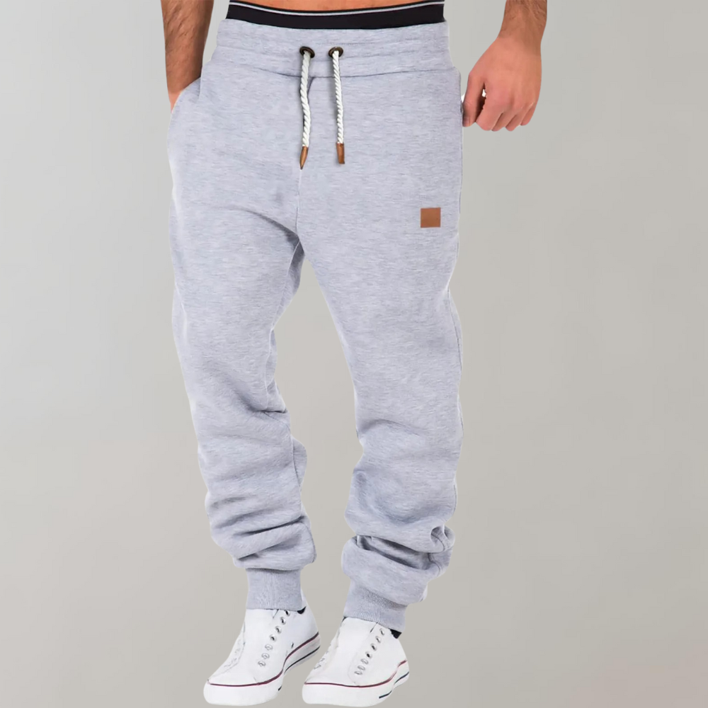 Stylish men's baggy joggers, ideal for gym workouts, lounging, or athleisure fashion.