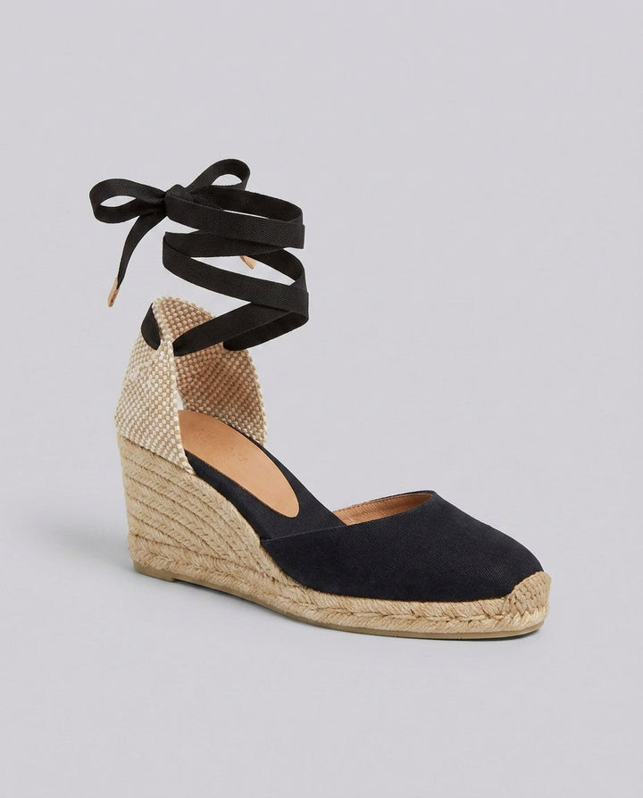 Comfortable & stylish women's ankle-tie espadrille wedge sandals, great summer shoes for women.