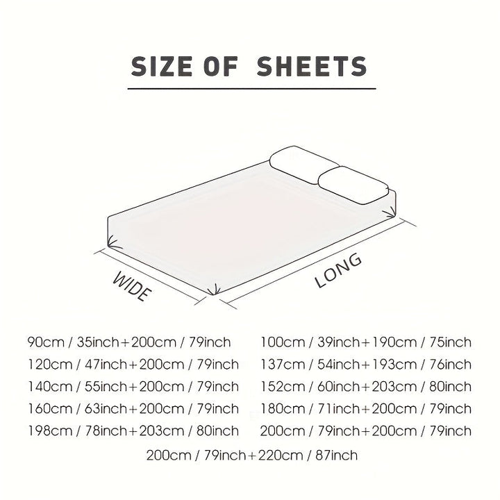 Soft, cooling, and breathable bamboo fiber fitted sheet with deep pockets for a perfect fit.
