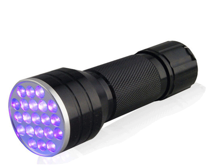Super bright UV LED inspection tool, great for pet urine, scorpions & security checks.