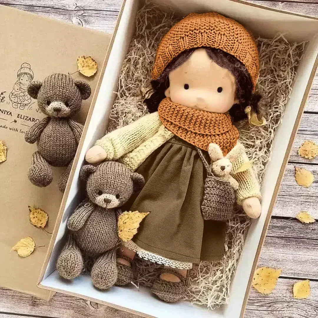 Realistic cuddly doll, perfect soft toy for imaginative play & comfort. Ideal toddler nurturing gift.