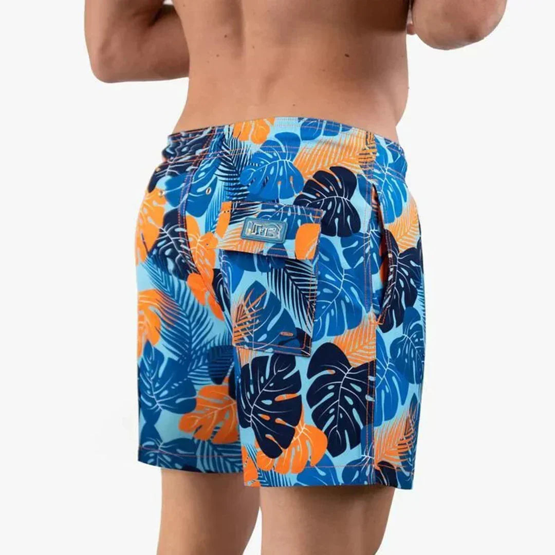 Men's quick-dry swim trunks, lined for ultimate comfort & performance.