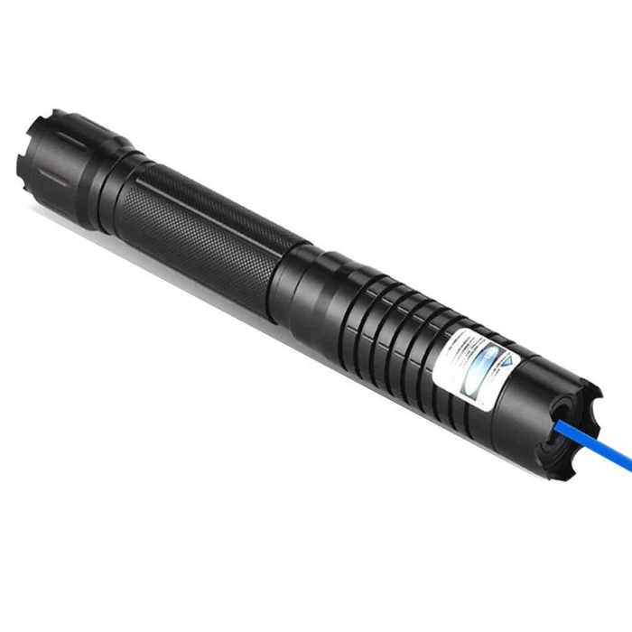 Compact tactical laser torch, an indispensable piece of outdoor survival and camping gear.