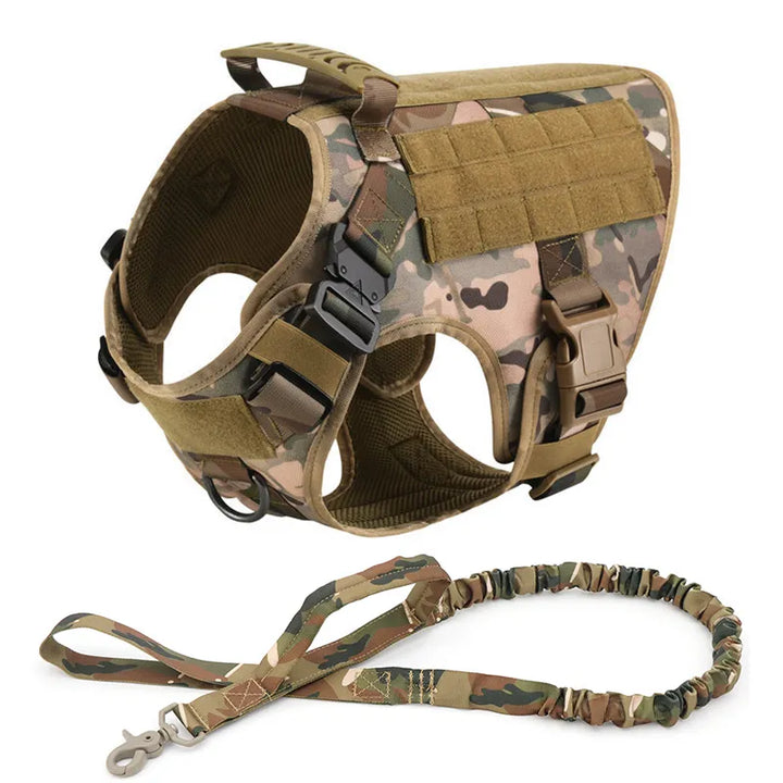 K9 durable no-pull dog harness, essential pet gear for tactical training & adventures.