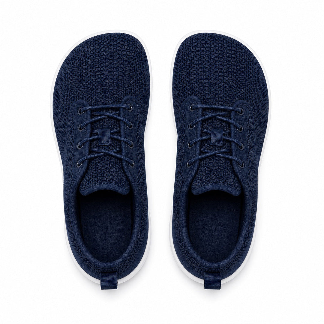 Pair of wide fit women's walking shoes, built for comfort and natural flexibility.