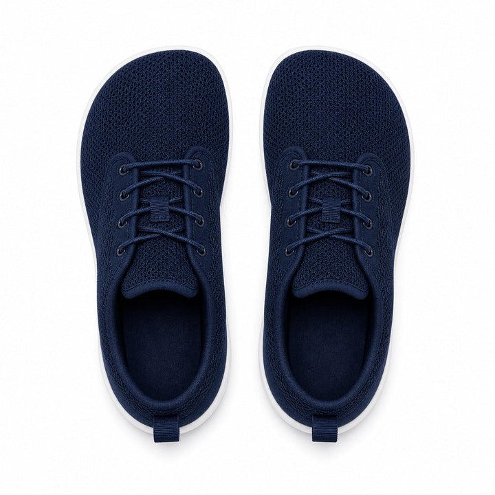 Pair of wide fit women's walking shoes, built for comfort and natural flexibility.