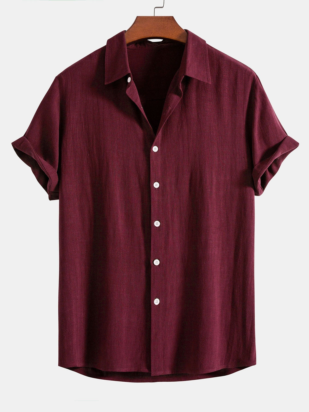 Men's summer shirt, short sleeve & relaxed fit, delivering a polished and comfortable casual style.