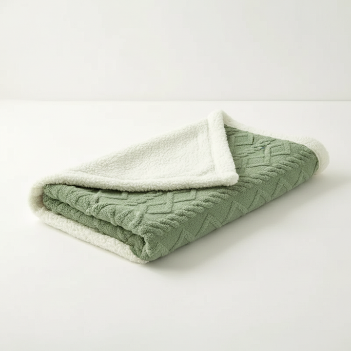 Thickened jacquard cozy blanket for ultimate home comfort. Perfect soft throw for any room.