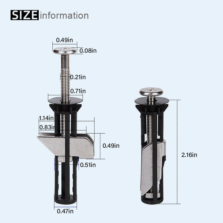 Achieve lasting stability with our universal toilet seat repair kit. Durable stainless steel fasteners.