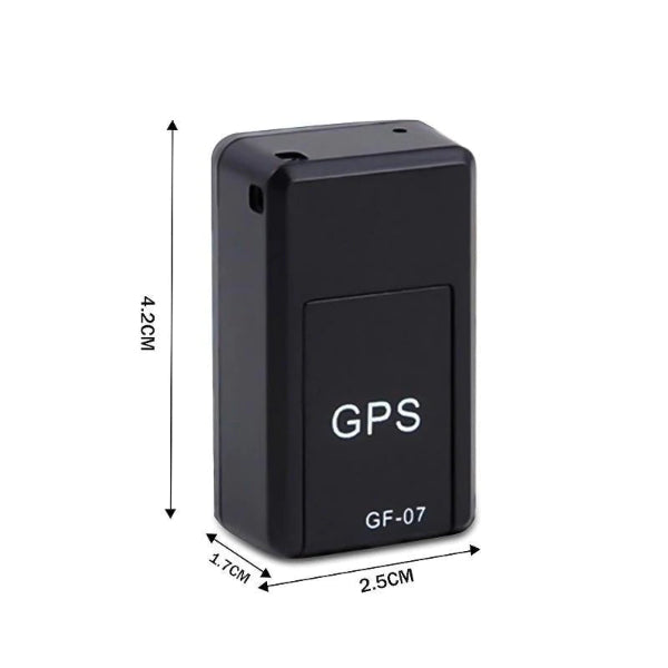 Detailed close-up of the mini GPS tracker, showcasing its durable design & advanced tracking tech.