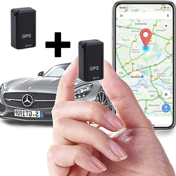 Mini GPS tracker with real-time location & audio monitoring for valuables, anti-theft protection.