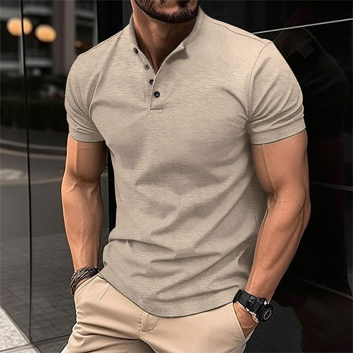 Trendy Marcus men's polo, a stylish summer top for everyday style & versatile fashion. Perfect for casual wear.