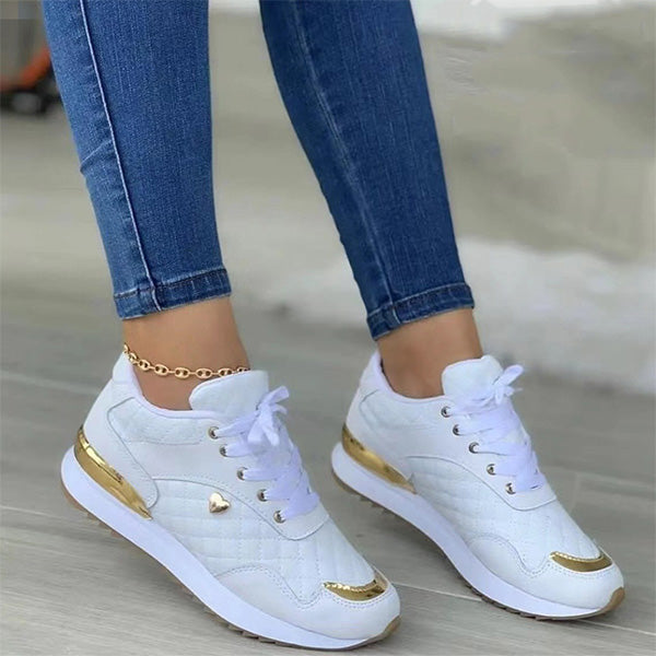 Breathable Isla women's fashion sneakers. Durable and stylish sporty comfort footwear with a trendy design.
