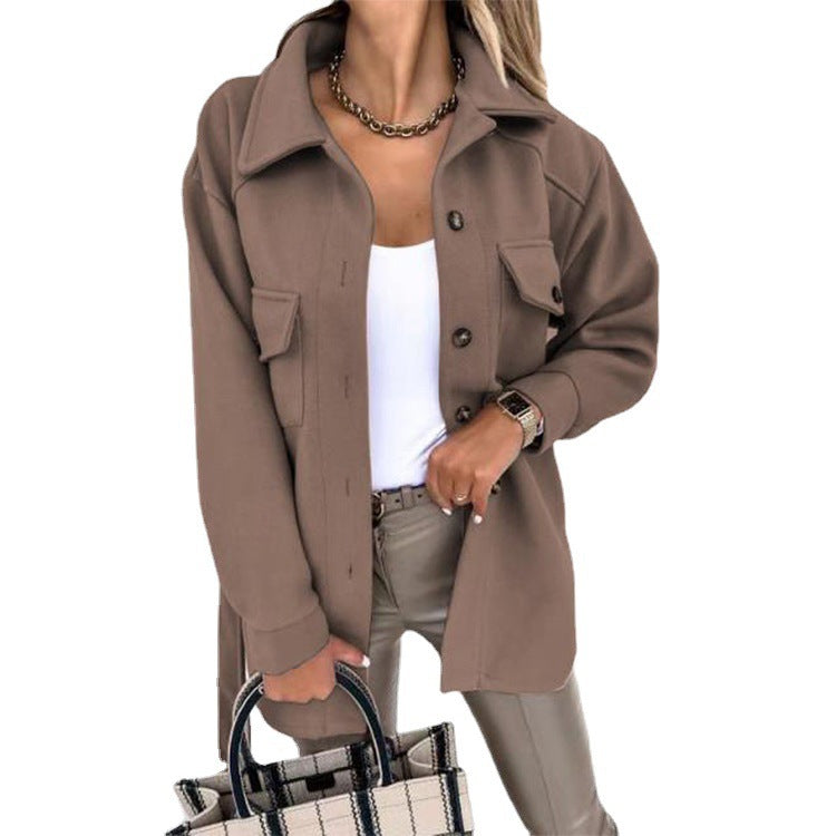 Versatile Elara women's windbreaker jacket, ideal for casual wear, spring, or fall fashion.