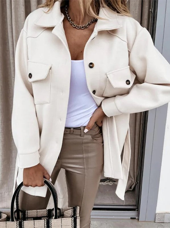 Women's stylish Elara windbreaker jacket, lightweight & versatile for everyday fashion.