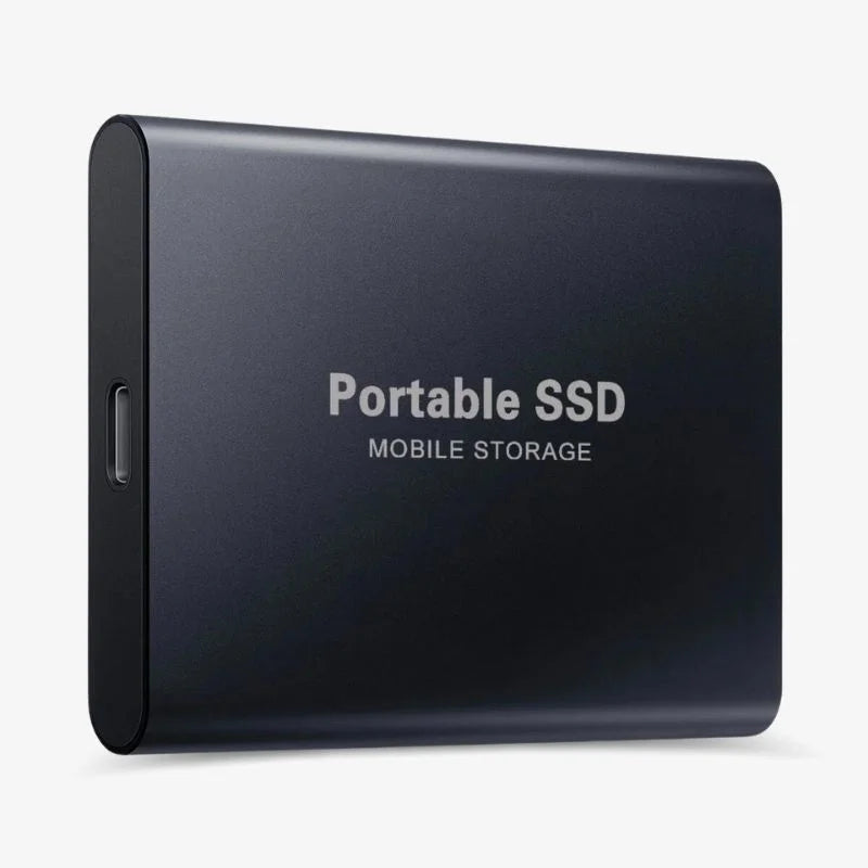 Pocket-sized 128GB portable SSD with USB 3.1, high-speed data storage for professionals.
