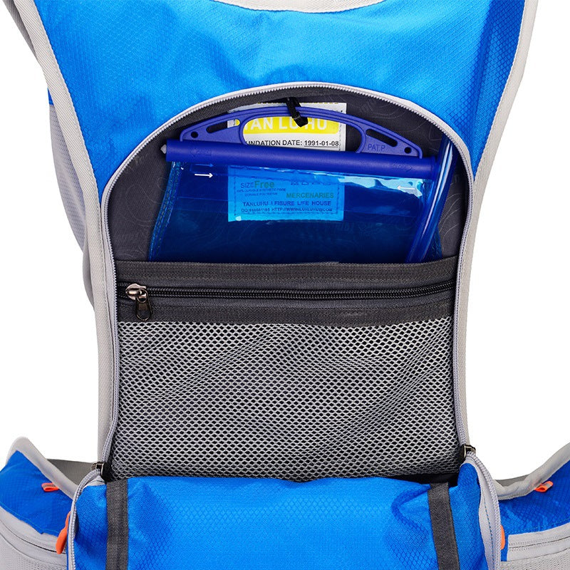Stay hydrated on trails with this lightweight, waterproof cycling hydration pack.