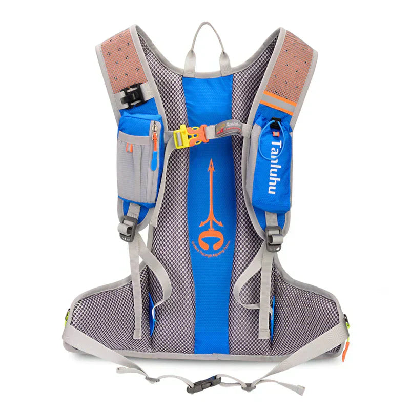 Outdoor adventure ready: Lightweight and waterproof hydration backpack.
