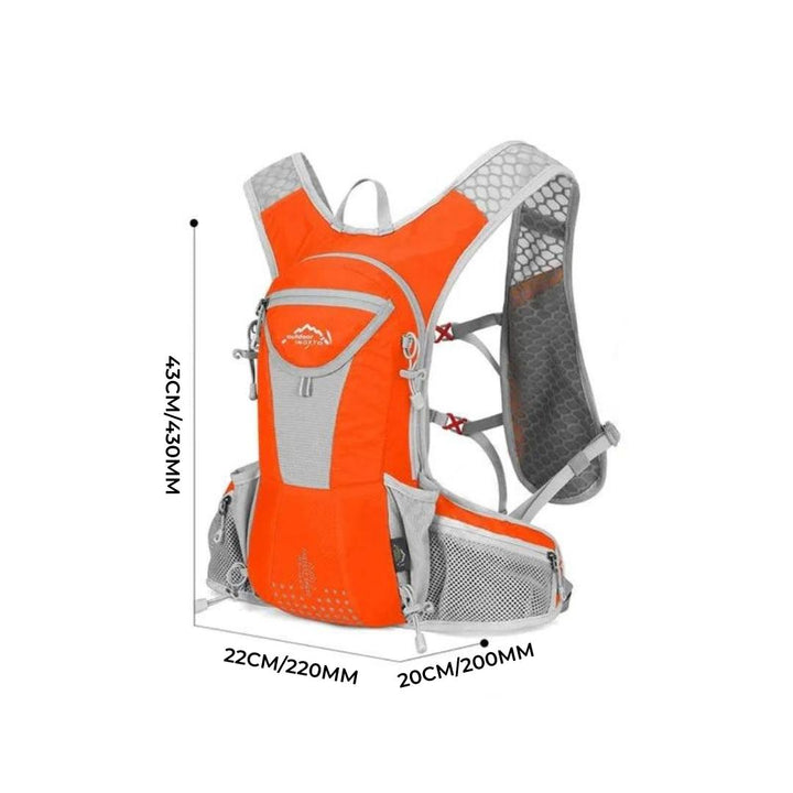 Camping essential: Waterproof hydration backpack with ample storage.