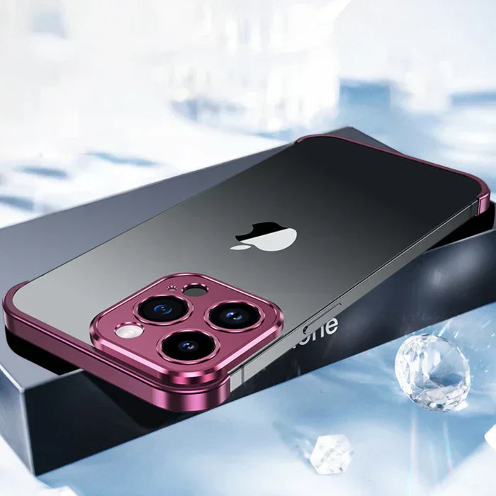 Sleek and protective iPhone 14 metal case, designed for everyday durability.