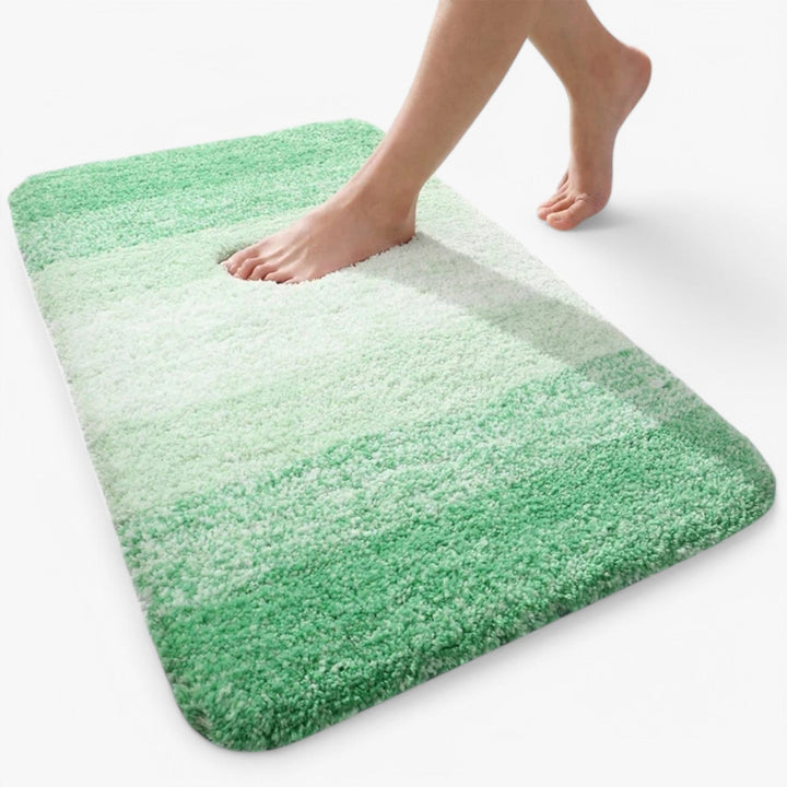 UltraAbsorbent bath mat in a modern design, ensuring a non-slip, soft surface.
