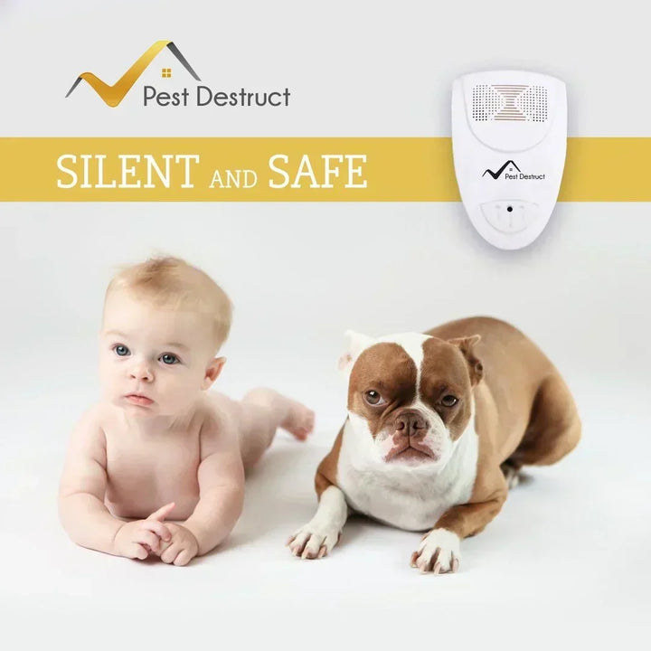 Home ultrasonic pest solution. Electronic bed bug repellent for safe, quick and quiet bug elimination.