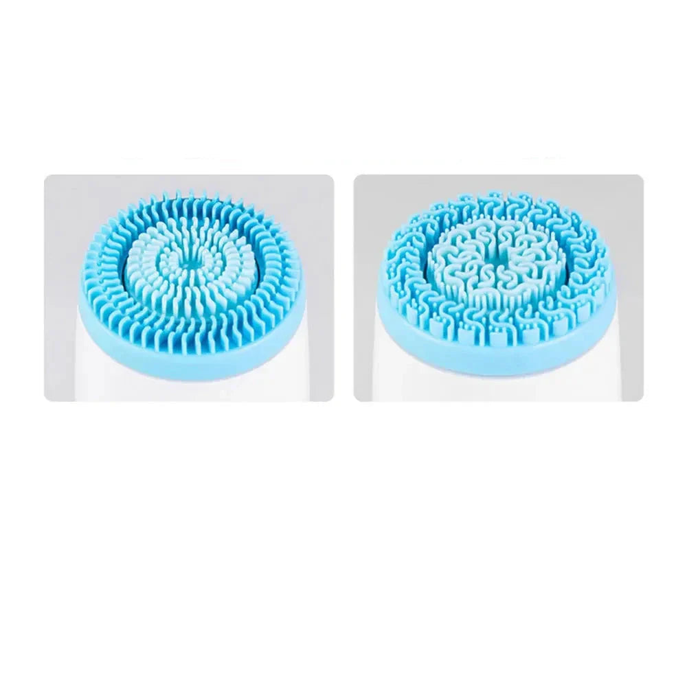Waterproof sonic facial cleanser, a 3-in-1 spa system for deep pore cleaning and skin revitalization.