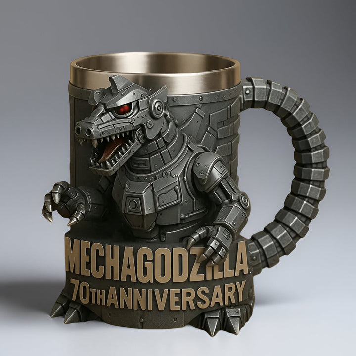 High-quality ceramic mug with a quirky 3D monster sculpting.
