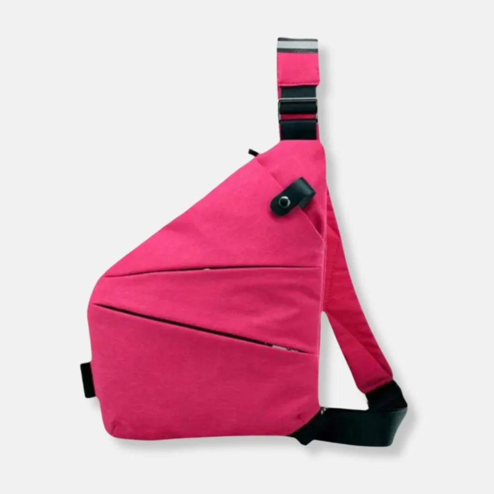 RFID-protected anti-theft crossbody bag, a must-have for secure & organized urban exploration.