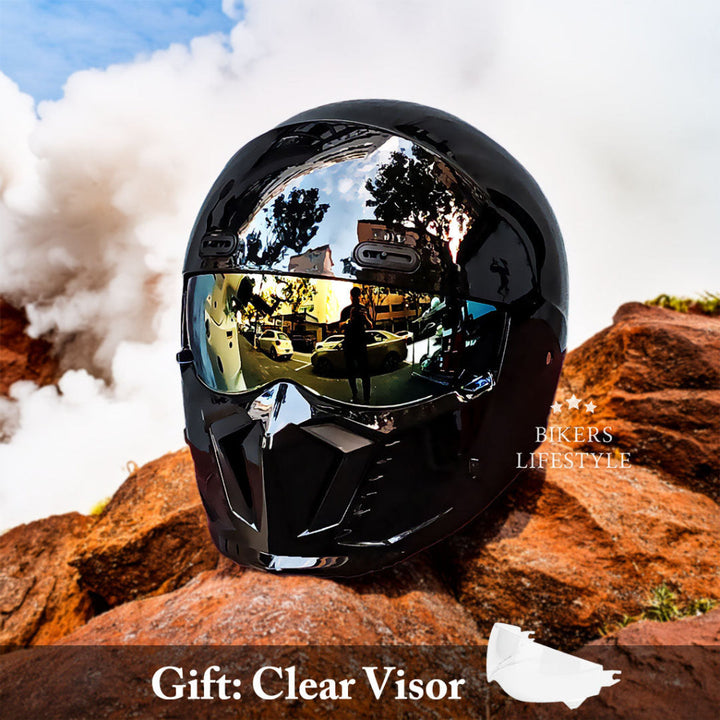 Premium quality DOT approved helmet for ultimate motorcycle riding safety.