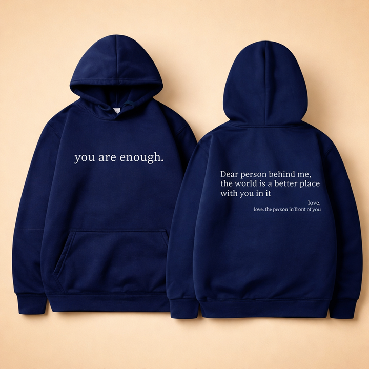 High-quality knit unisex hoodie with secure drawstring and practical front kangaroo pocket. Versatile casual wear.