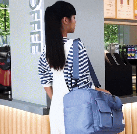 Carry-on friendly extra-large waterproof travel duffel bag, perfect for weekend and gym.