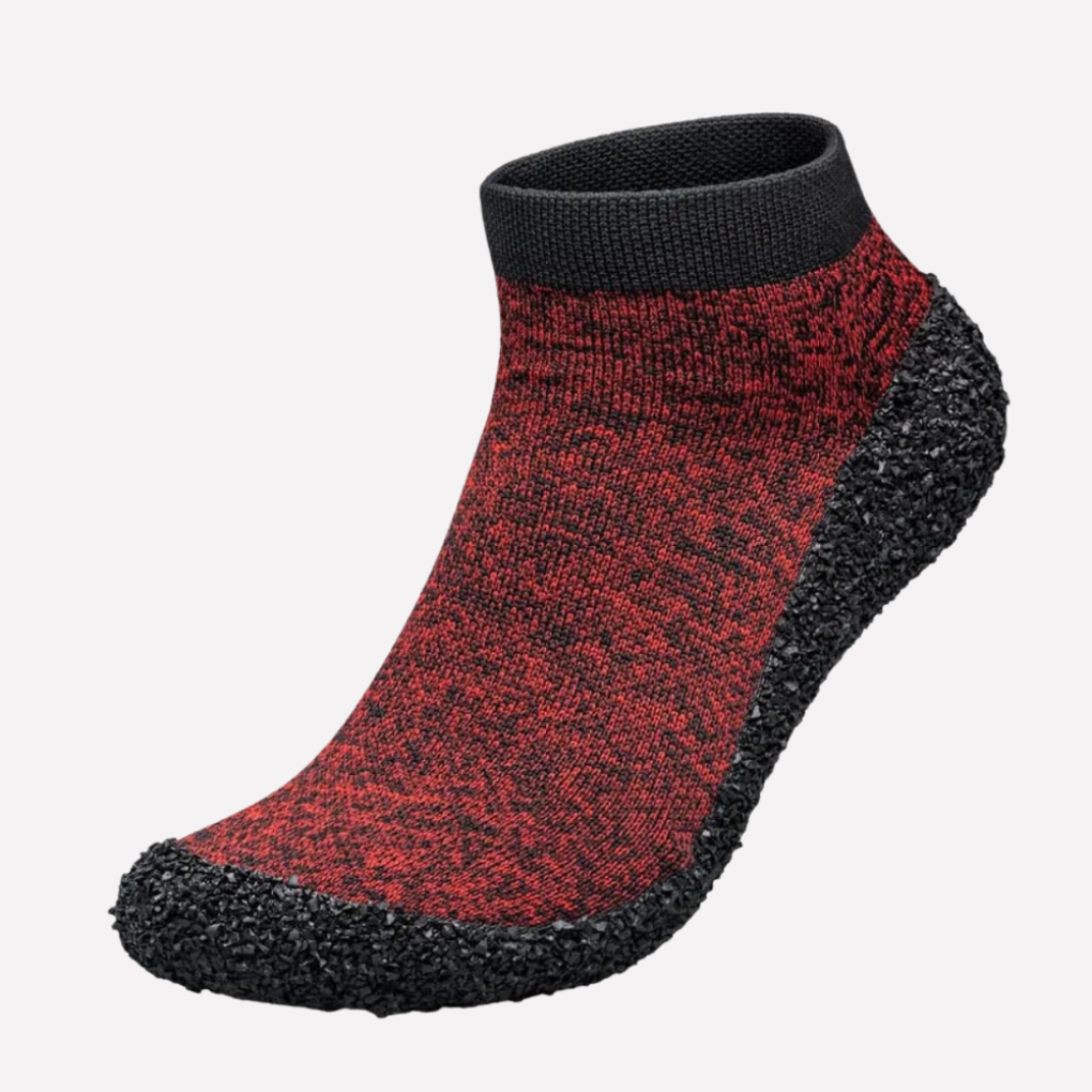 Flexible unisex sock shoes, a slip-on design for a snug fit, comfortable & lightweight daily footwear.