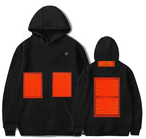 Unisex heated hoodie by ThermaHoodie, offering instant warmth and comfort.
